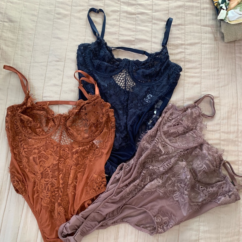 Lace bodysuits